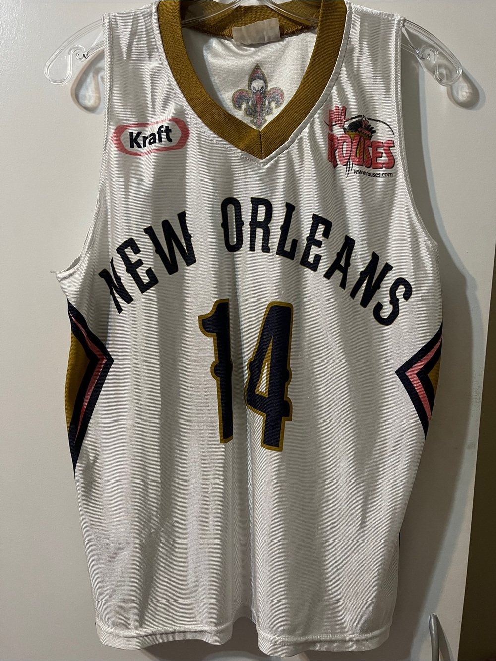 NBA New Orleans Pelicans #14 White Basketball Jersey